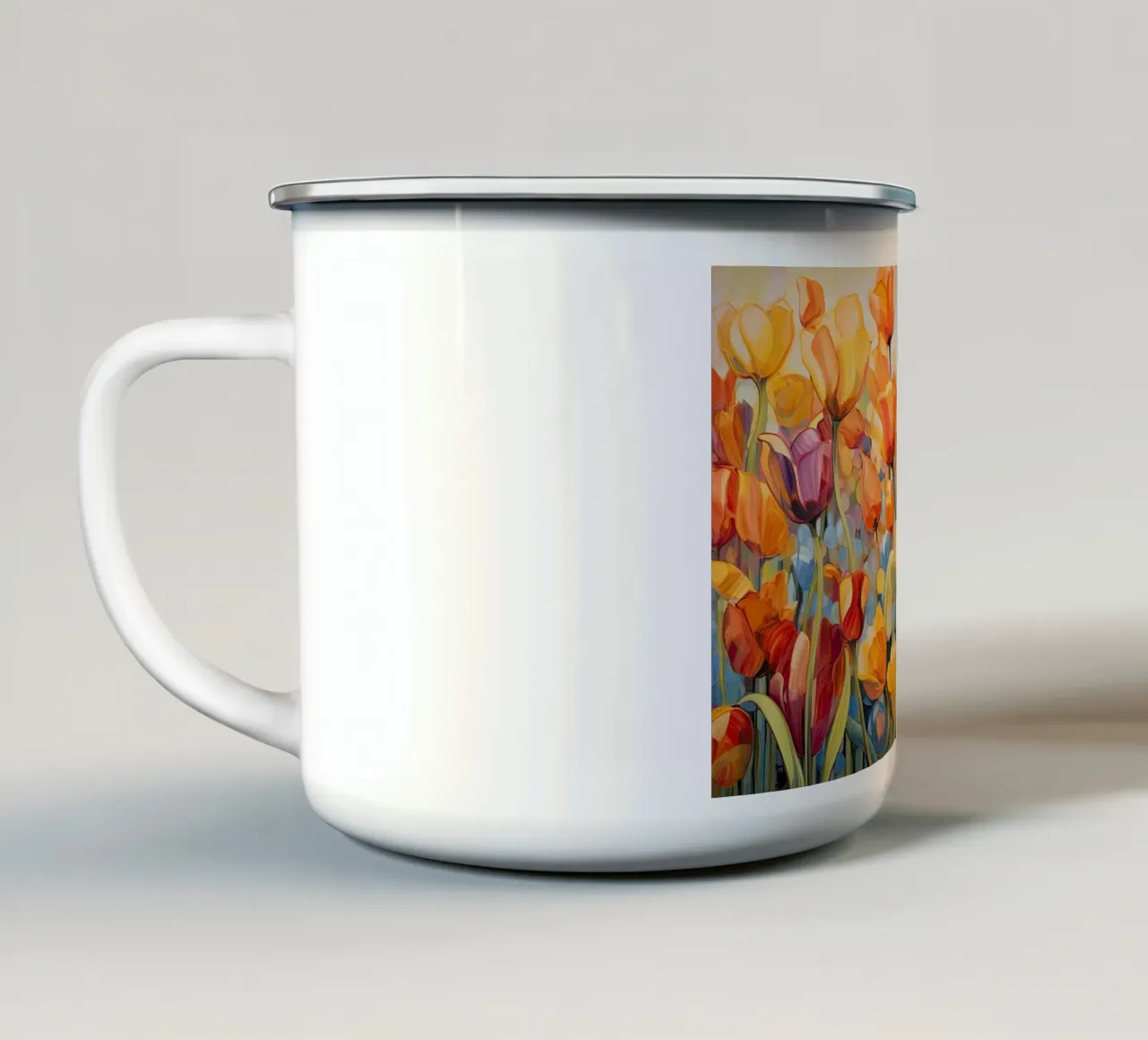 Arte da parete di Imagine tazza in smalto da Imagine