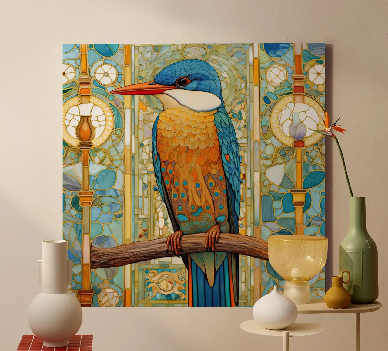 Wandkunst von Imagine Leinwand mit Schattenfugenrahmen von Imagine