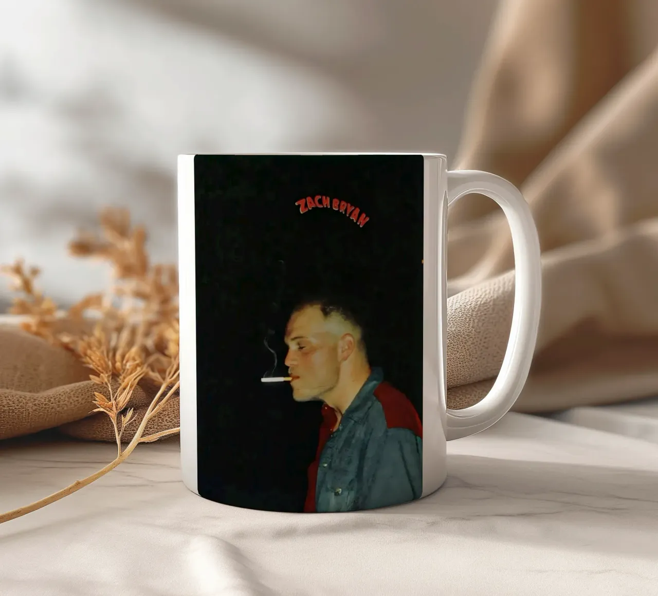 Zach Bryan tazza in ceramica da fayzelkodok