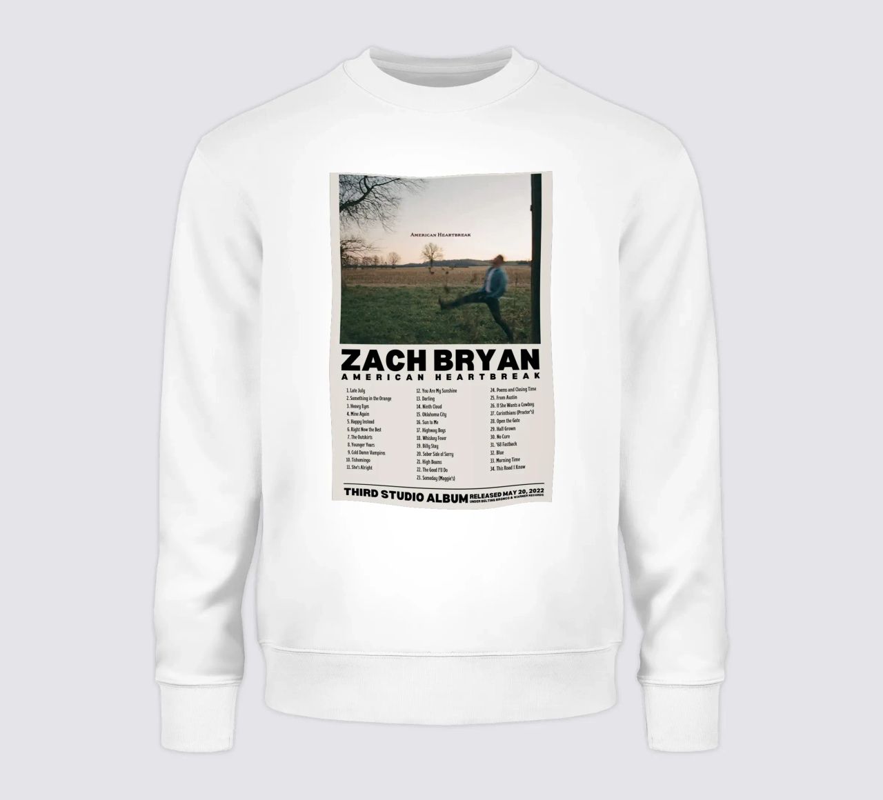 Zach Bryan felpa da fayzelkodok