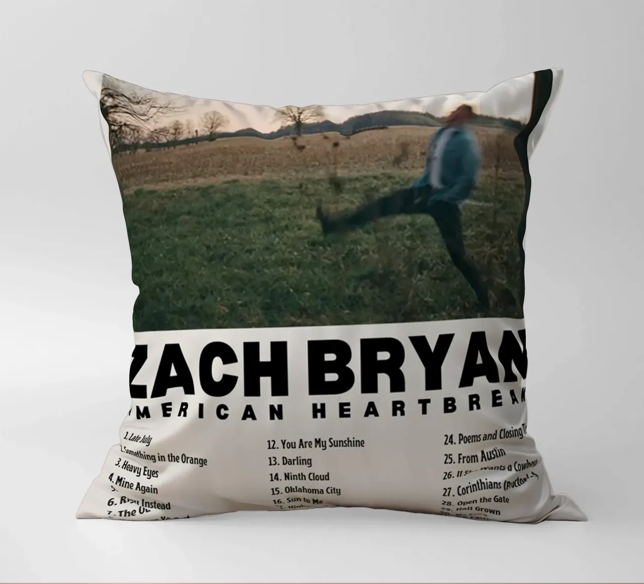 Zach Bryan cuscino da fayzelkodok