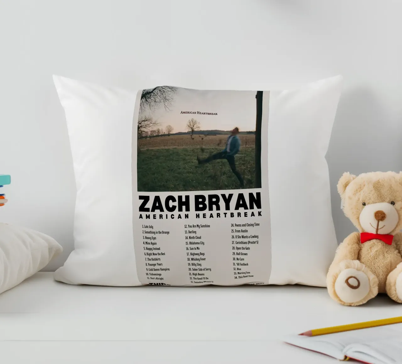 Zach Bryan cuscino da fayzelkodok