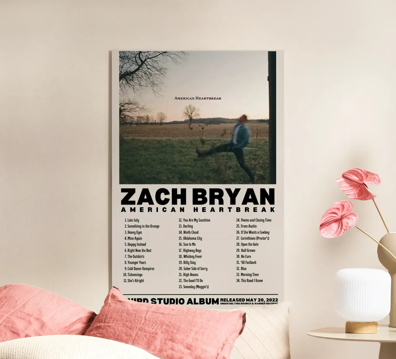 Zach Bryan plexiglass da fayzelkodok