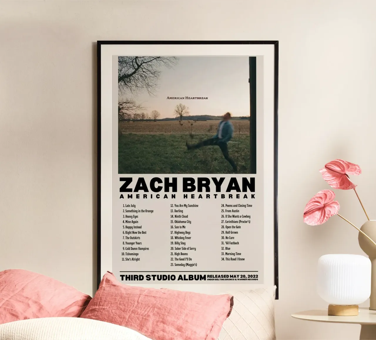 Zach Bryan carta hahnemühle da fayzelkodok