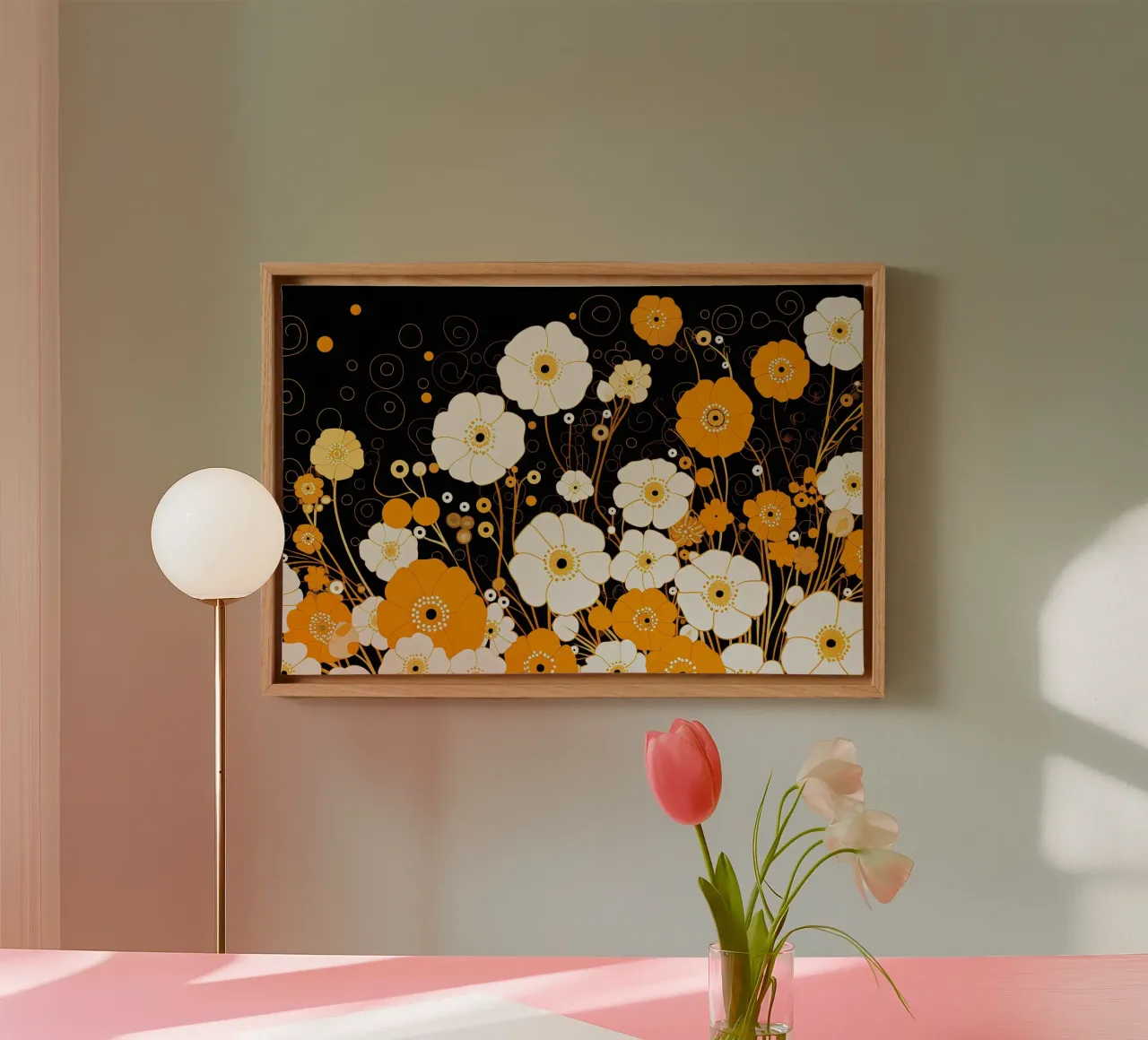 Wall-art by Imagine canvas with Floater frame by Imagine