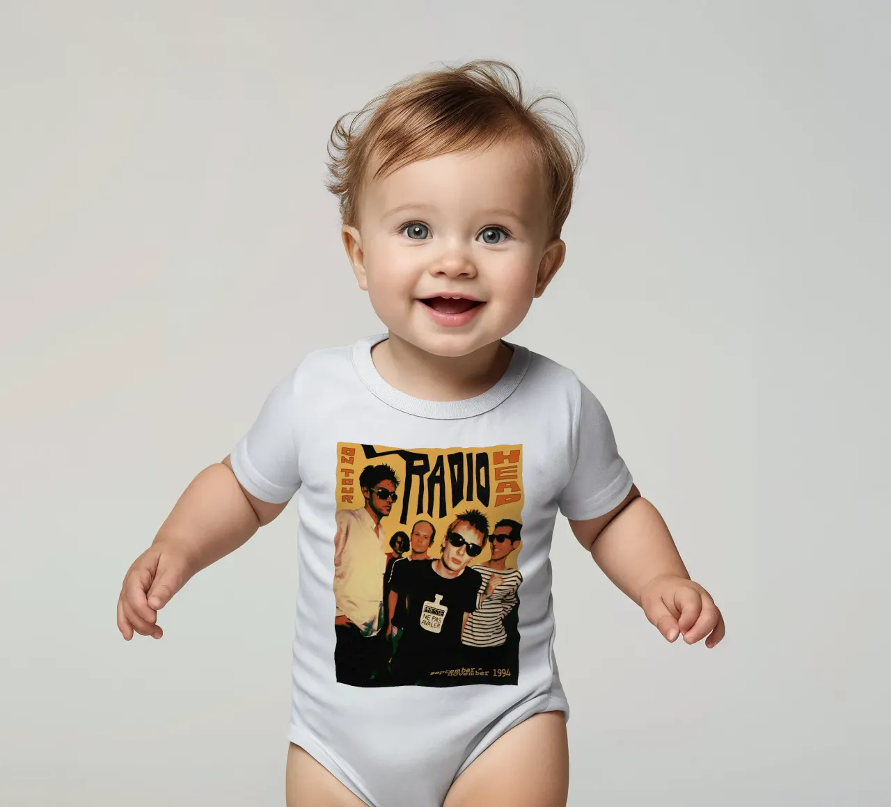 Funkkopf Kurzarm Babybody von fayzelkodok