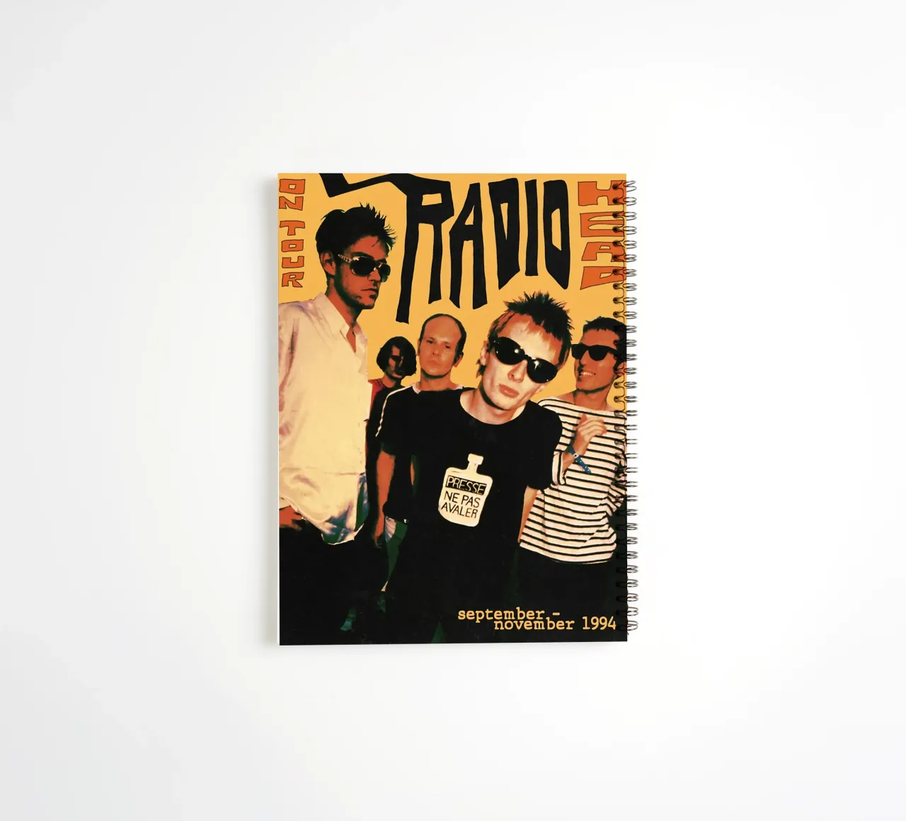 Radio Head spiral notebook by fayzelkodok