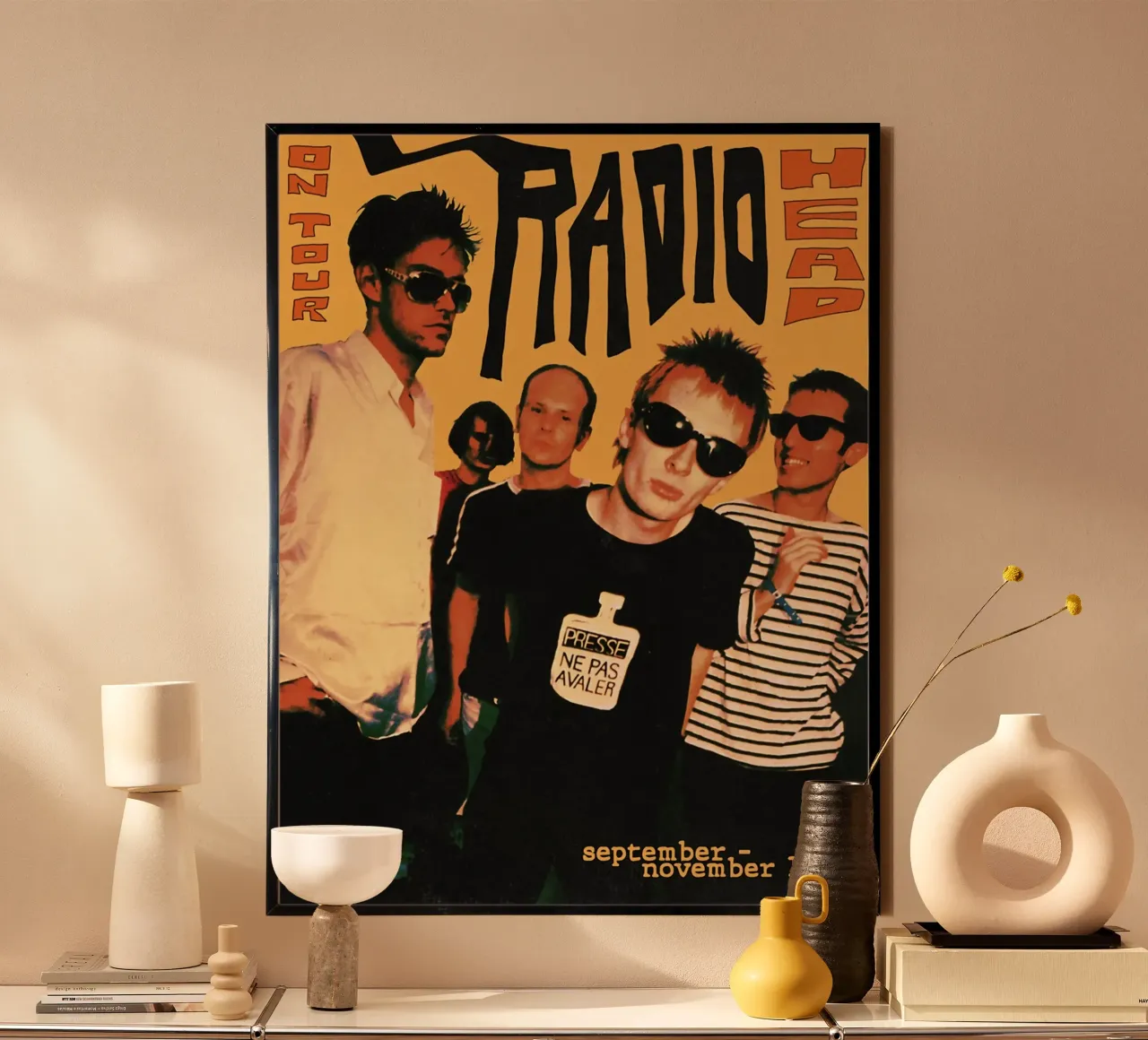 Testa della radio poster con telaio in plastica da fayzelkodok