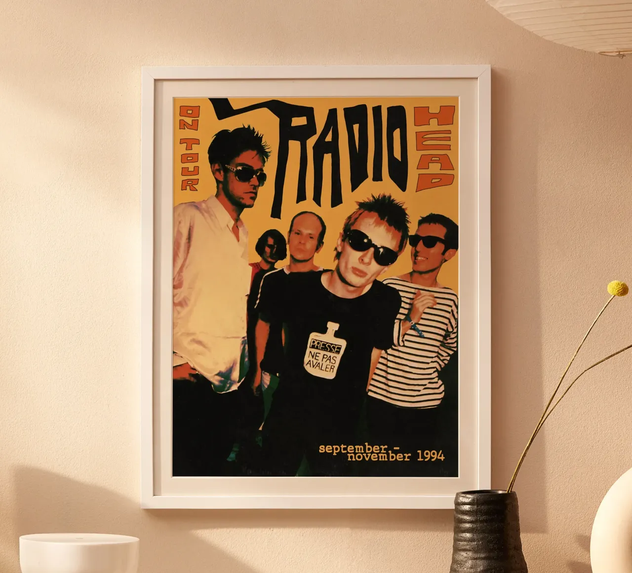 Testa della radio poster con telaio in plastica da fayzelkodok