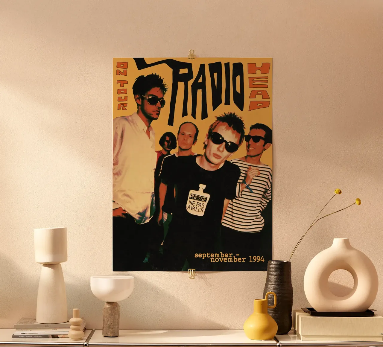 Testa della radio poster con telaio in plastica da fayzelkodok