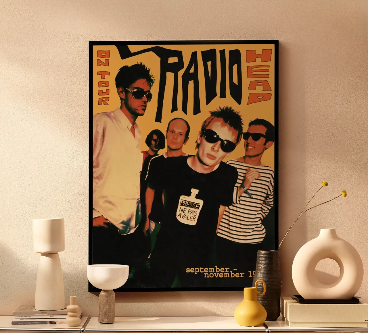 Testa della radio poster con telaio in plastica da fayzelkodok