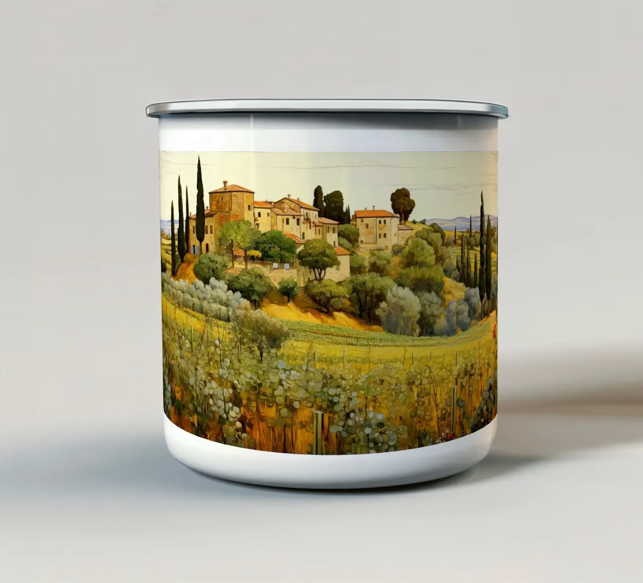 Arte da parete di Imagine tazza in smalto da Imagine