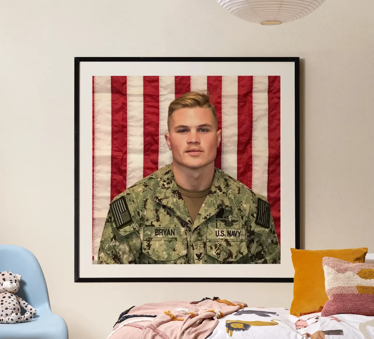 Zach Bryan poster con telaio in alluminio da fayzelkodok