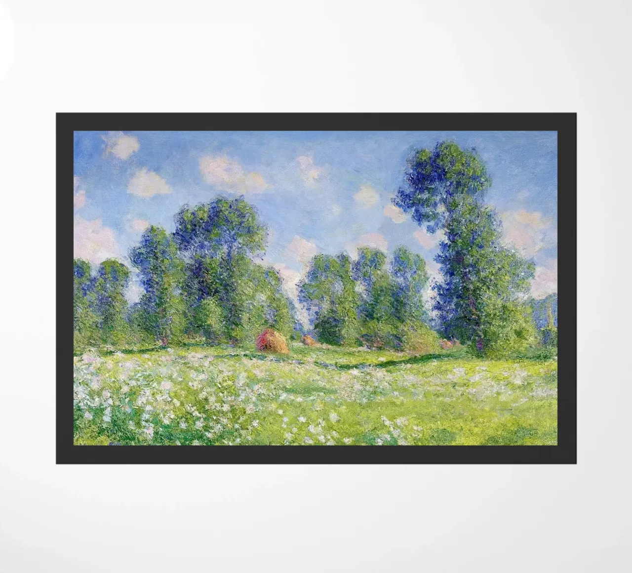 Effect of Spring at Giverny by Claude Monet doormat by Monet Art Prints