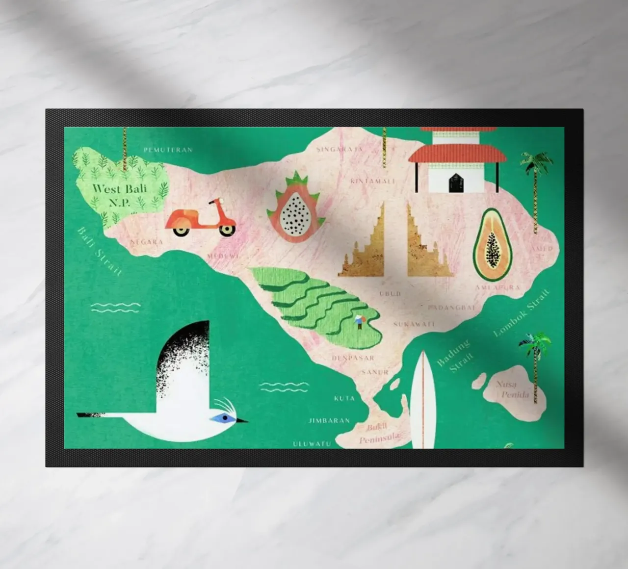 Map Of BalI zerbino da Henry Rivers