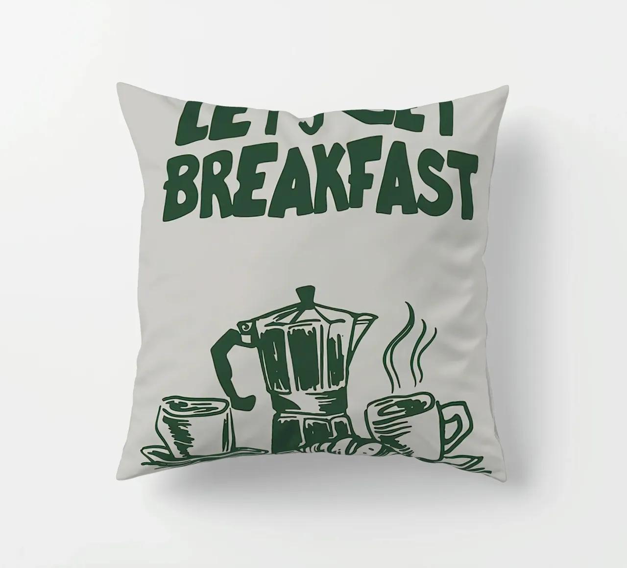 Facciamo colazione cuscino da Mildred Store