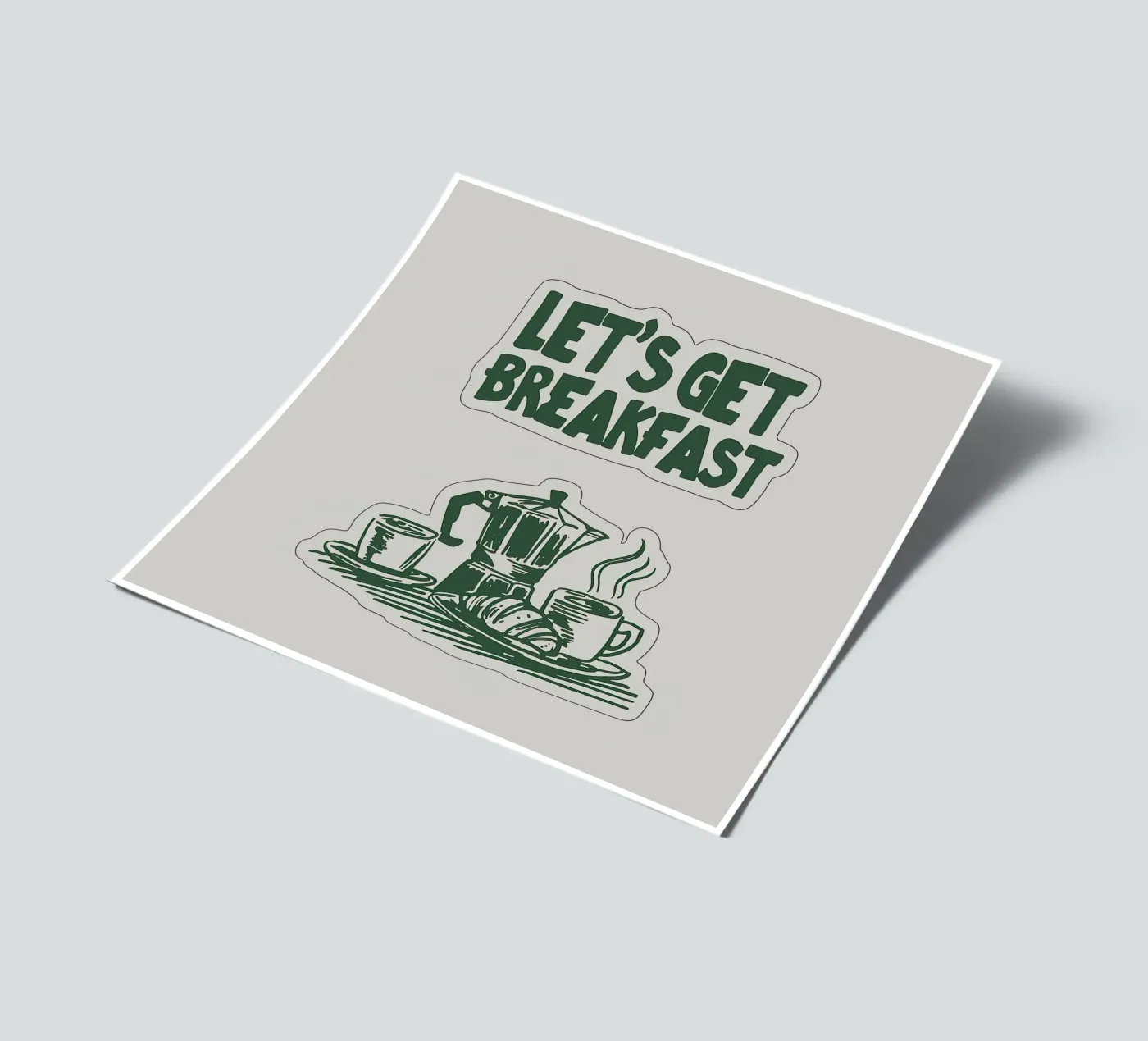 Let's Get Breakfast sticker sheet by Mildred Store