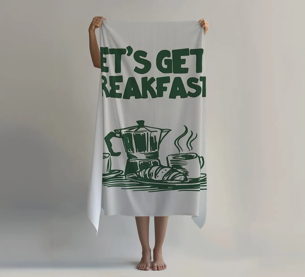 Facciamo colazione telo mare da Mildred Store