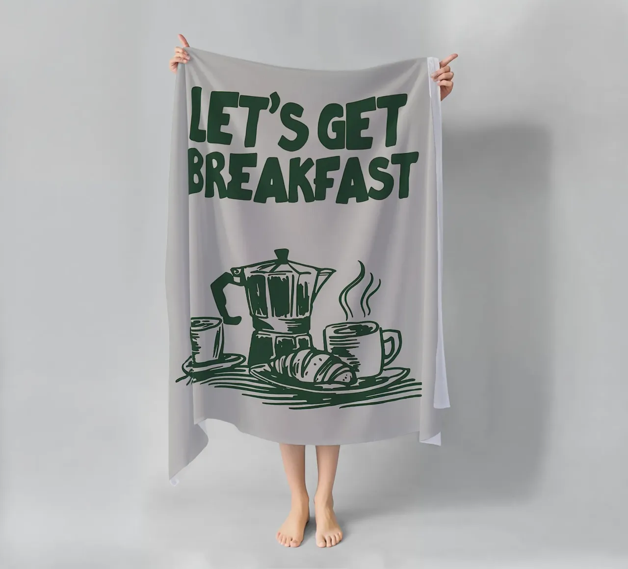 Facciamo colazione telo mare da Mildred Store