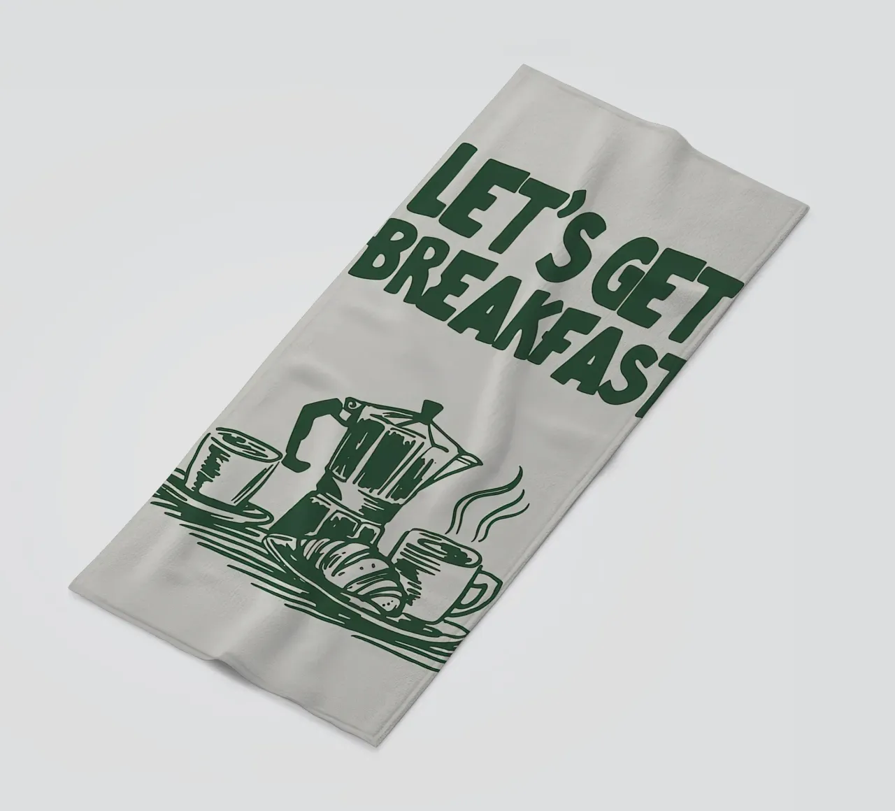 Facciamo colazione telo mare da Mildred Store