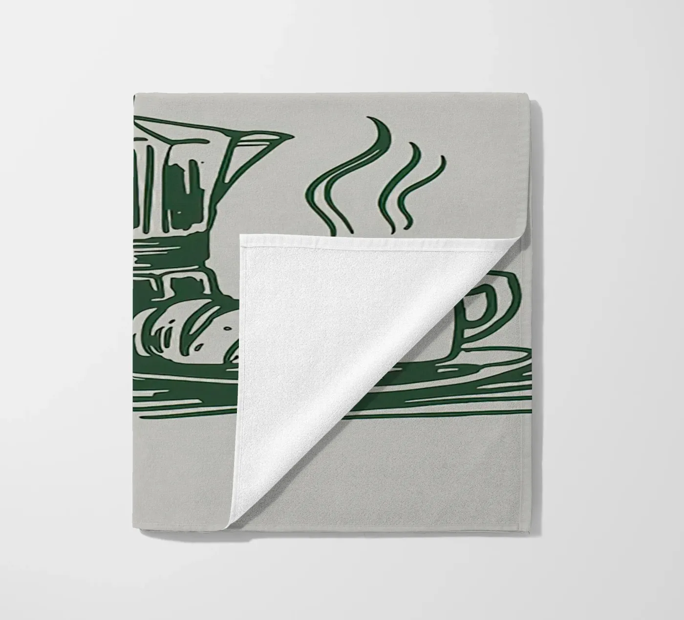 Jetzt wird gefrühstückt Strandtuch von Mildred Store