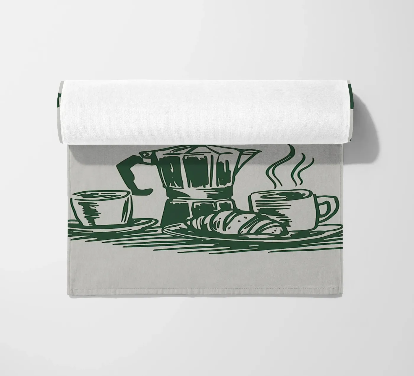 Jetzt wird gefrühstückt Strandtuch von Mildred Store