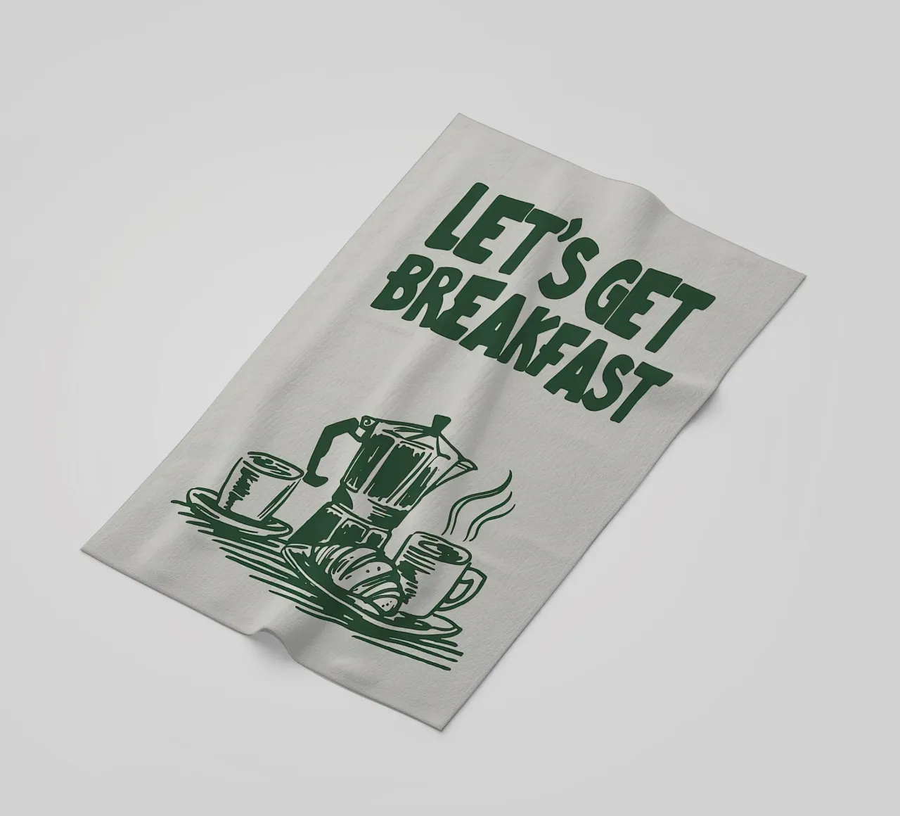 Facciamo colazione telo mare da Mildred Store