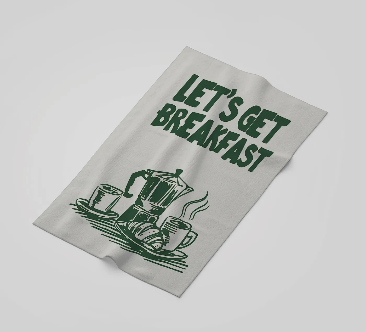 Jetzt wird gefrühstückt Strandtuch von Mildred Store