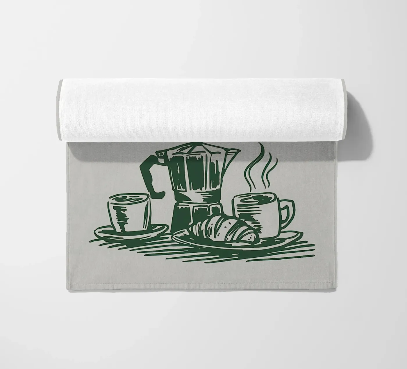 Jetzt wird gefrühstückt Strandtuch von Mildred Store