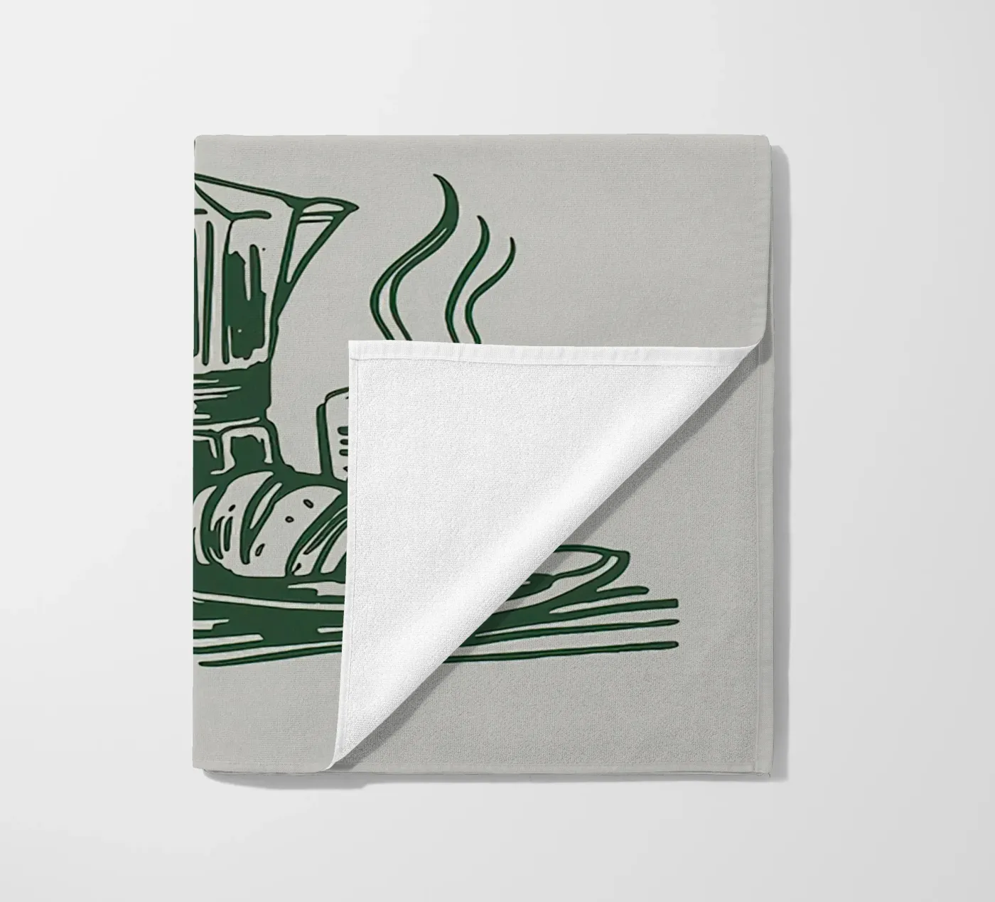 Jetzt wird gefrühstückt Strandtuch von Mildred Store