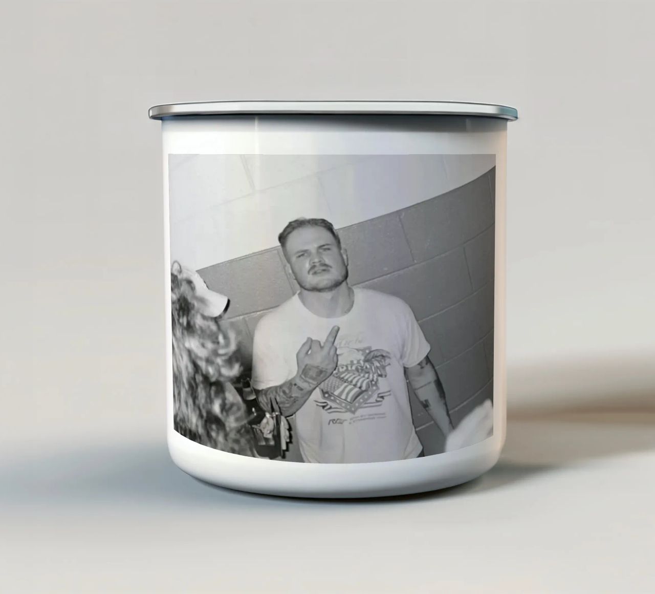 Zach Bryan tazza in smalto da fayzelkodok