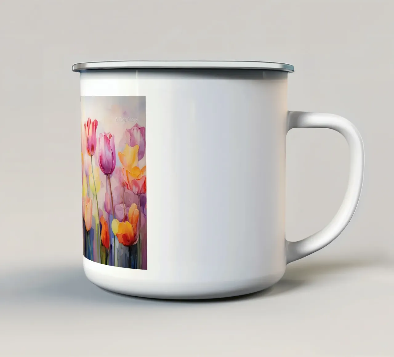 Arte da parete di Imagine tazza in smalto da Imagine
