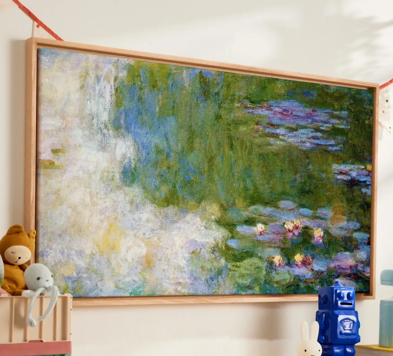 Le ninfee di Claude Monet tela da Monet Art Prints