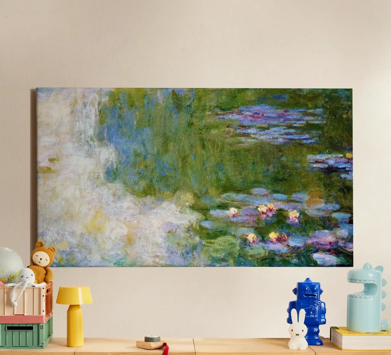 Le ninfee di Claude Monet tela da Monet Art Prints