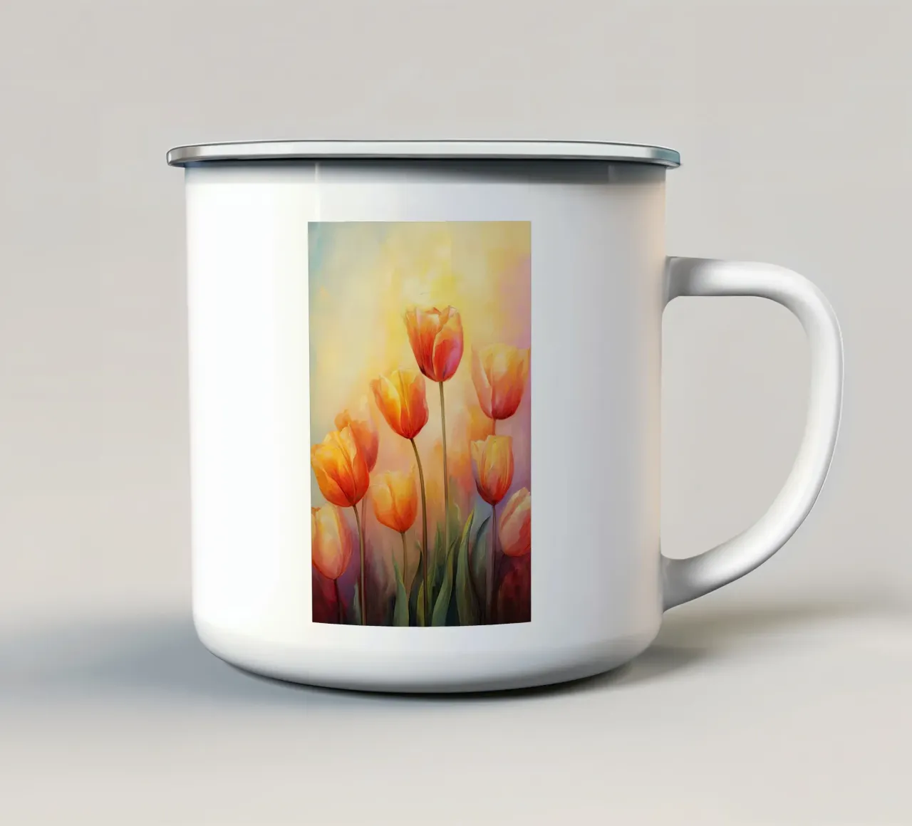 Arte da parete di Imagine tazza in smalto da Imagine