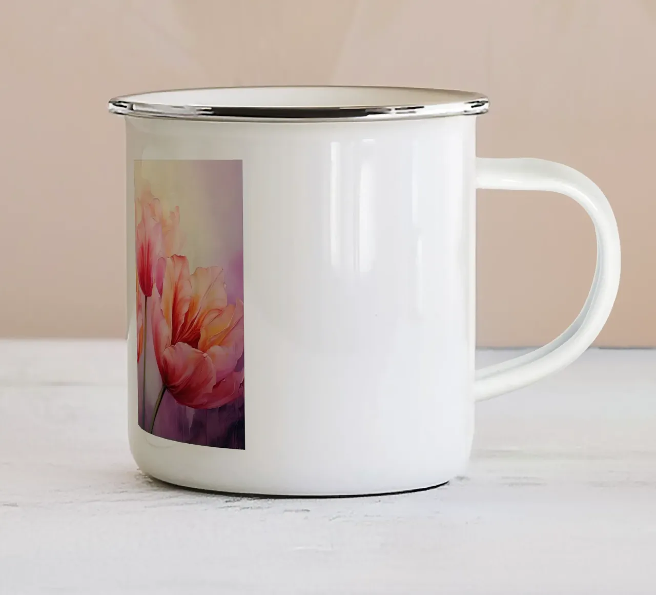 Arte da parete di Imagine tazza in smalto da Imagine