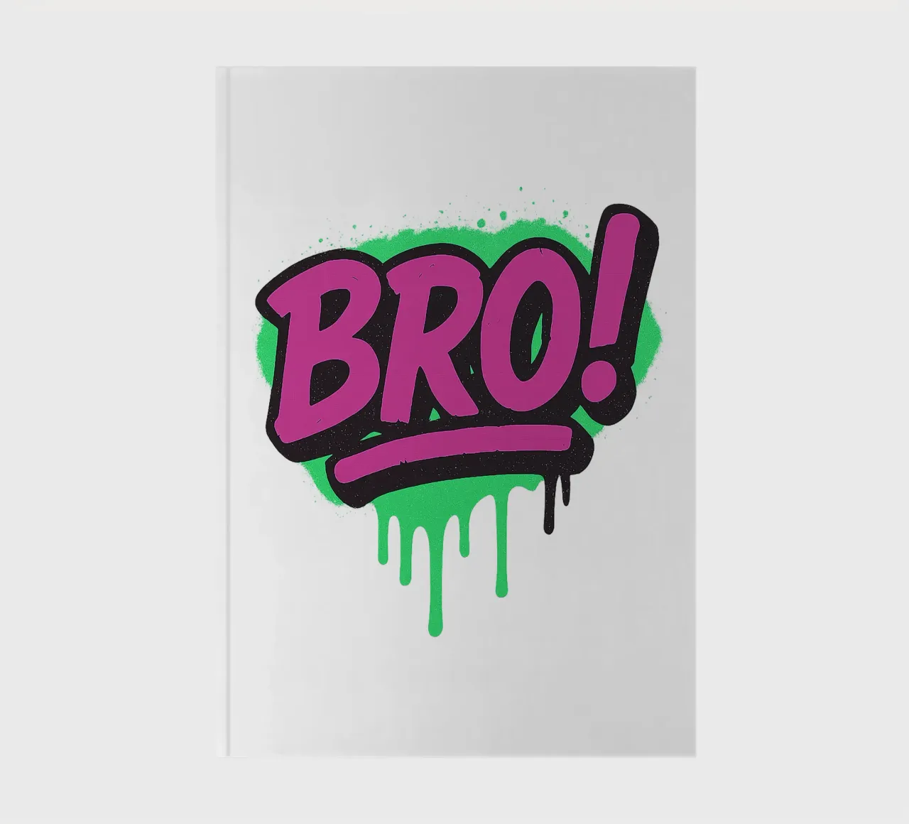 BRO - BROTHER - BRUDER - DUDE - FRIEND notebook by Vintage Van Gogh