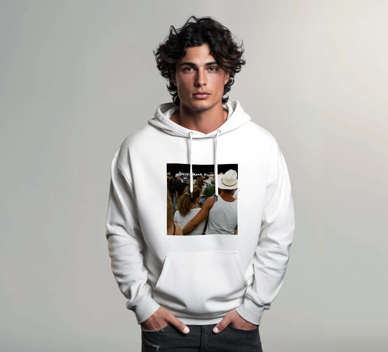 Zach Bryan felpa con cappuccio da fayzelkodok