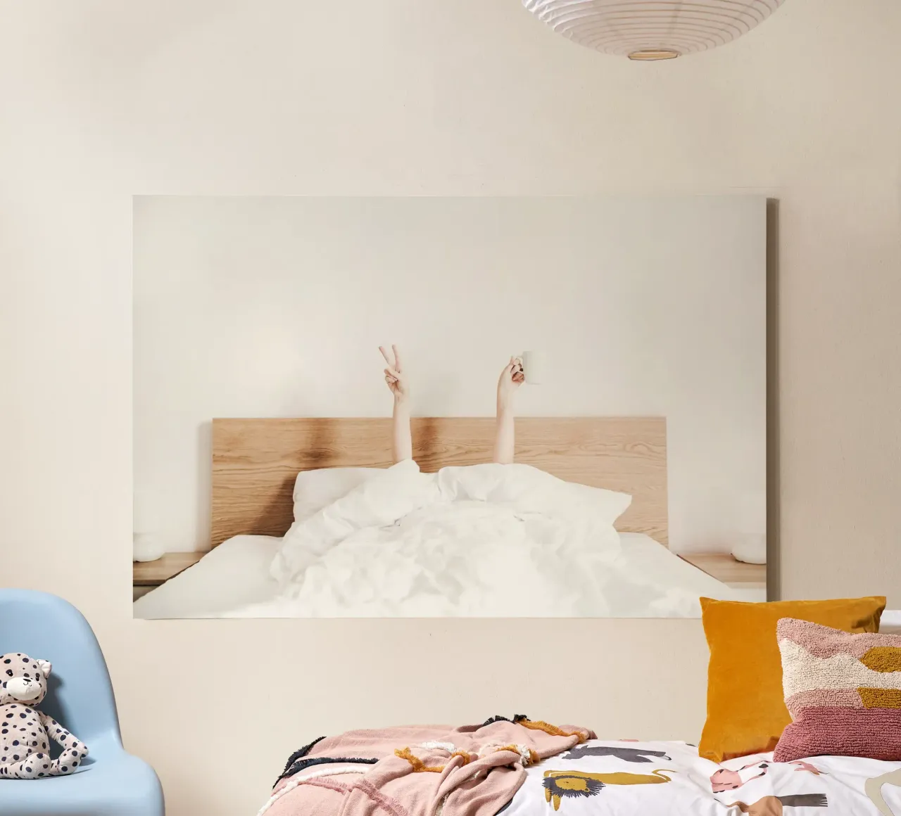 Quiete rustica tela con Cornice a cassetta da PhotoVibe Decor