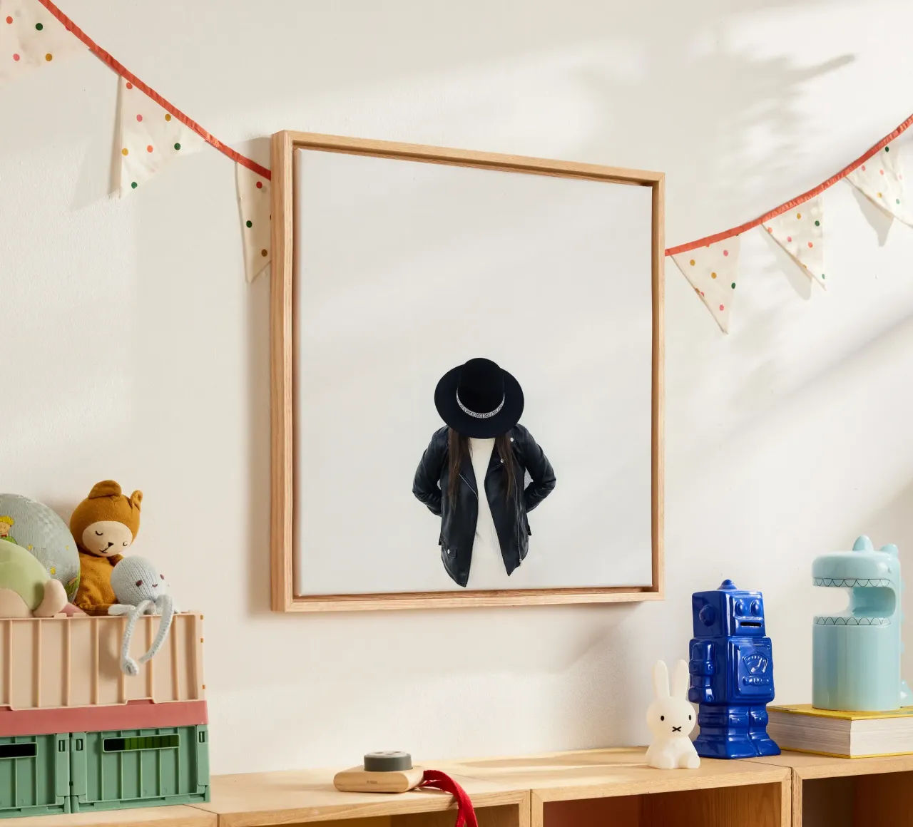 Quiete rustica tela con Cornice a cassetta da PhotoVibe Decor