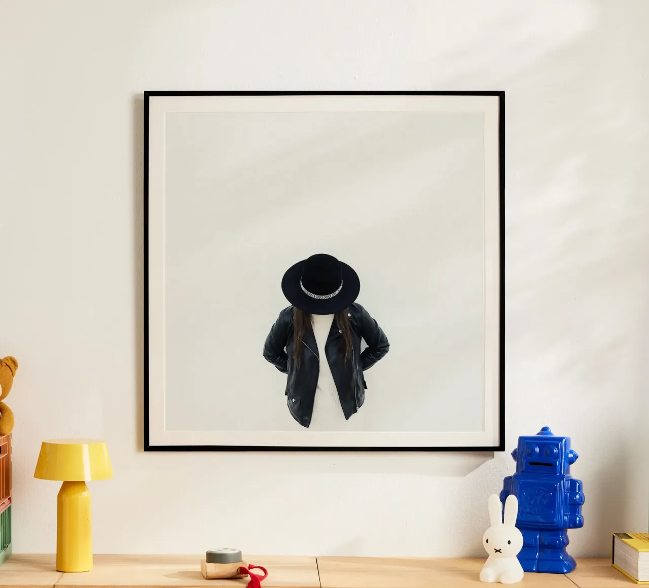 Quiete rustica poster con telaio in alluminio da PhotoVibe Decor
