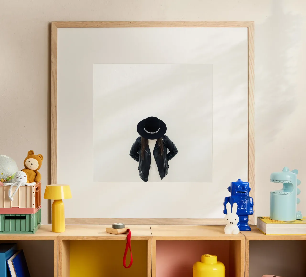 Quiete rustica poster con telaio in alluminio da PhotoVibe Decor