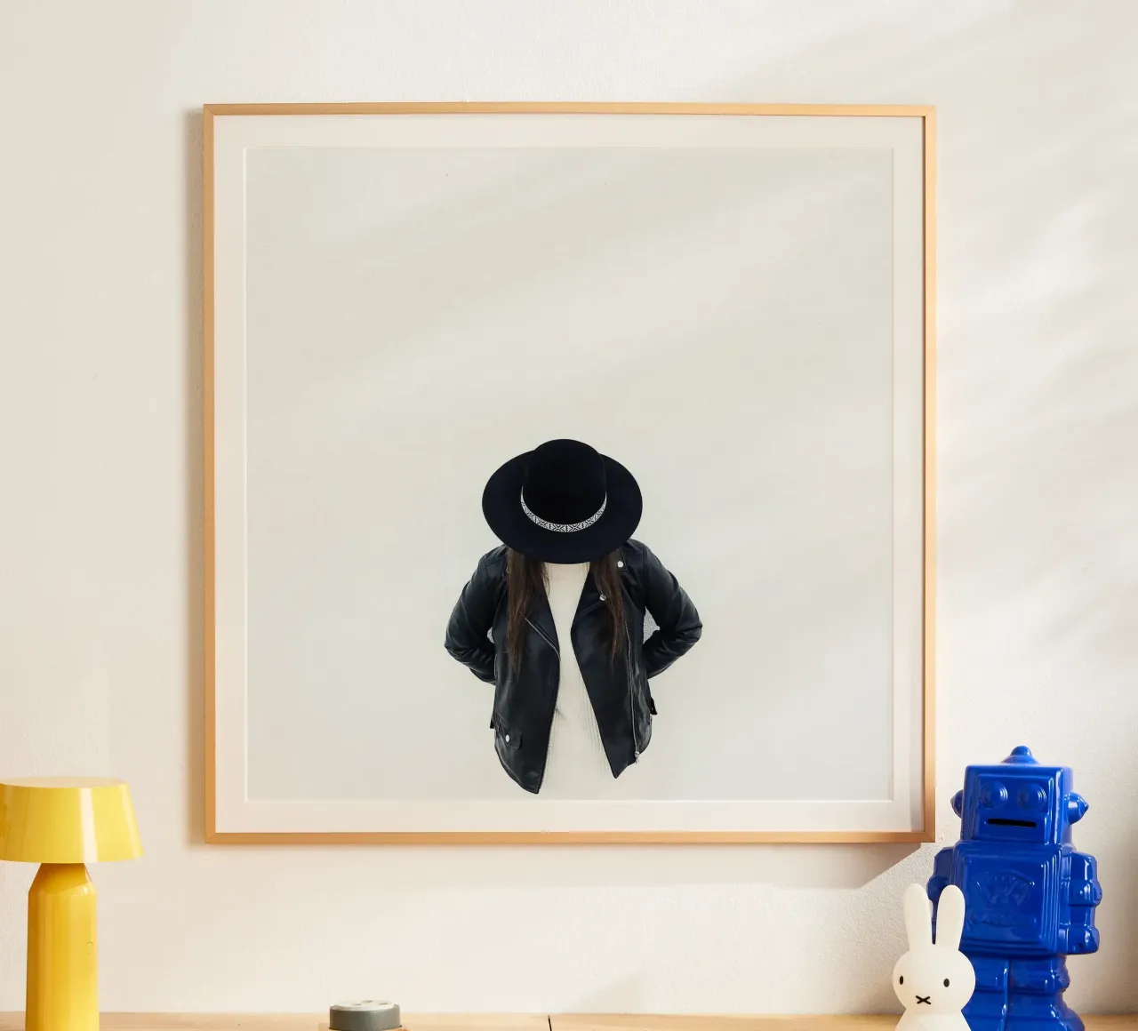 Quiete rustica poster con telaio in alluminio da PhotoVibe Decor
