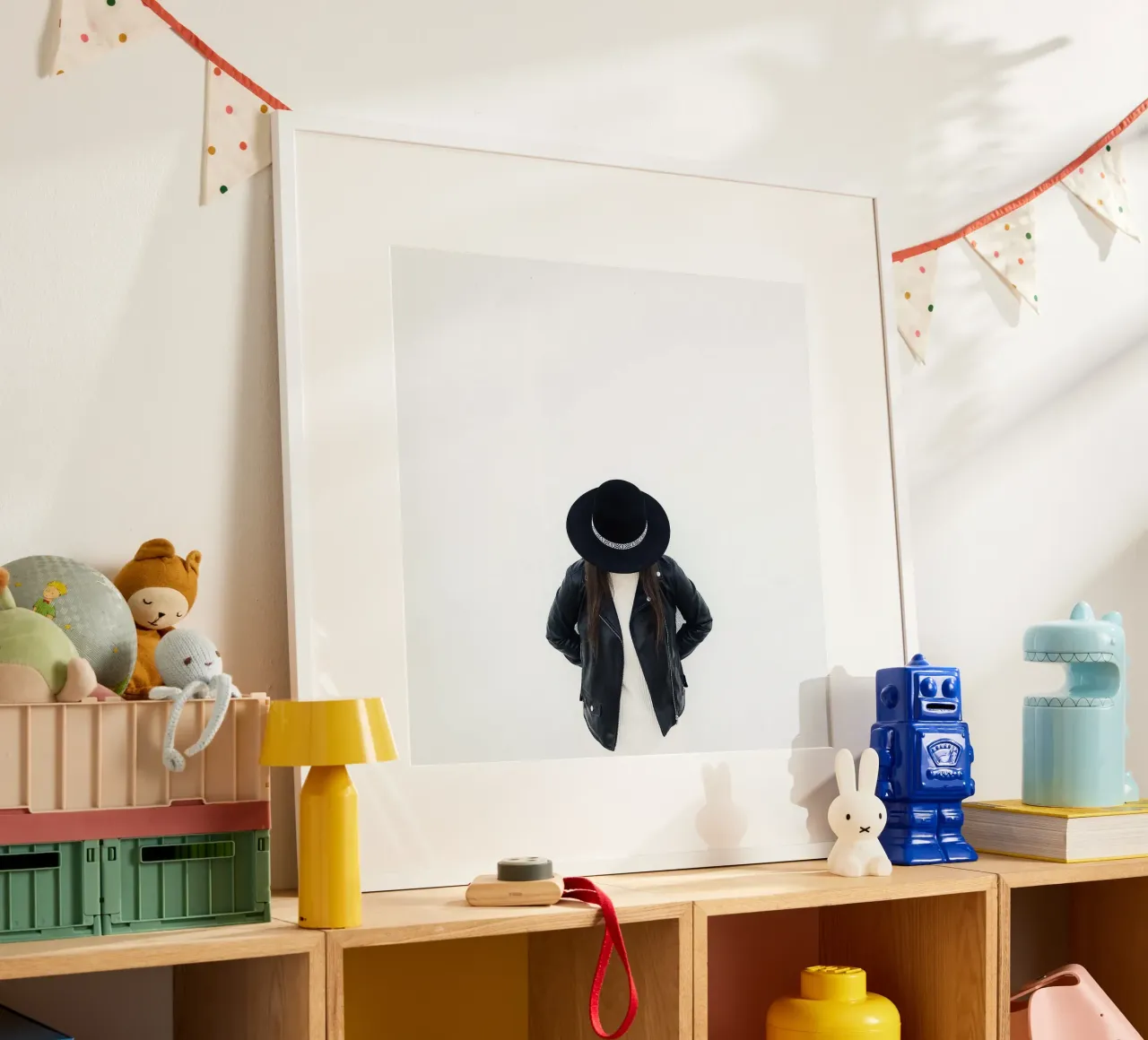 Quiete rustica poster con telaio in alluminio da PhotoVibe Decor