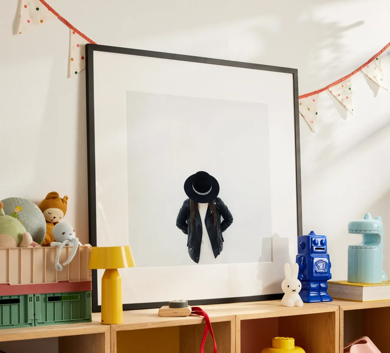 Quiete rustica poster con telaio in alluminio da PhotoVibe Decor