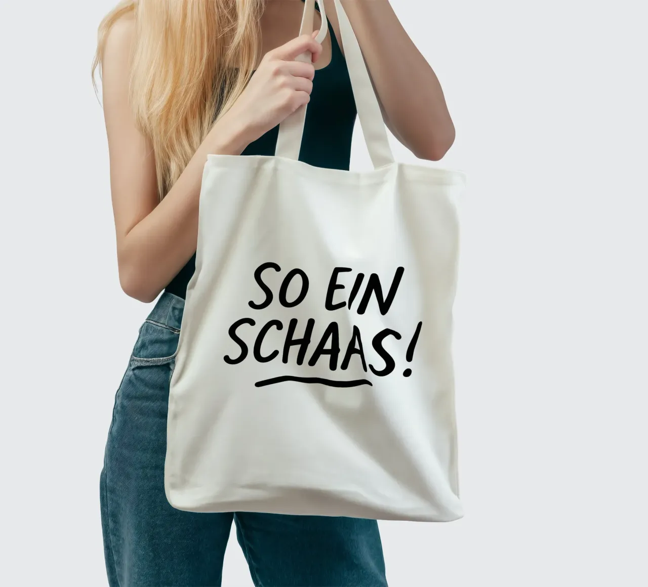 SO EIN SCHAAS borsa in juta da Vintage Van Gogh