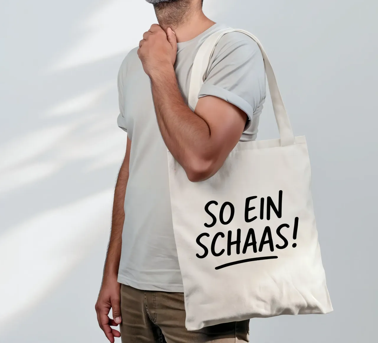 SO EIN SCHAAS borsa in juta da Vintage Van Gogh