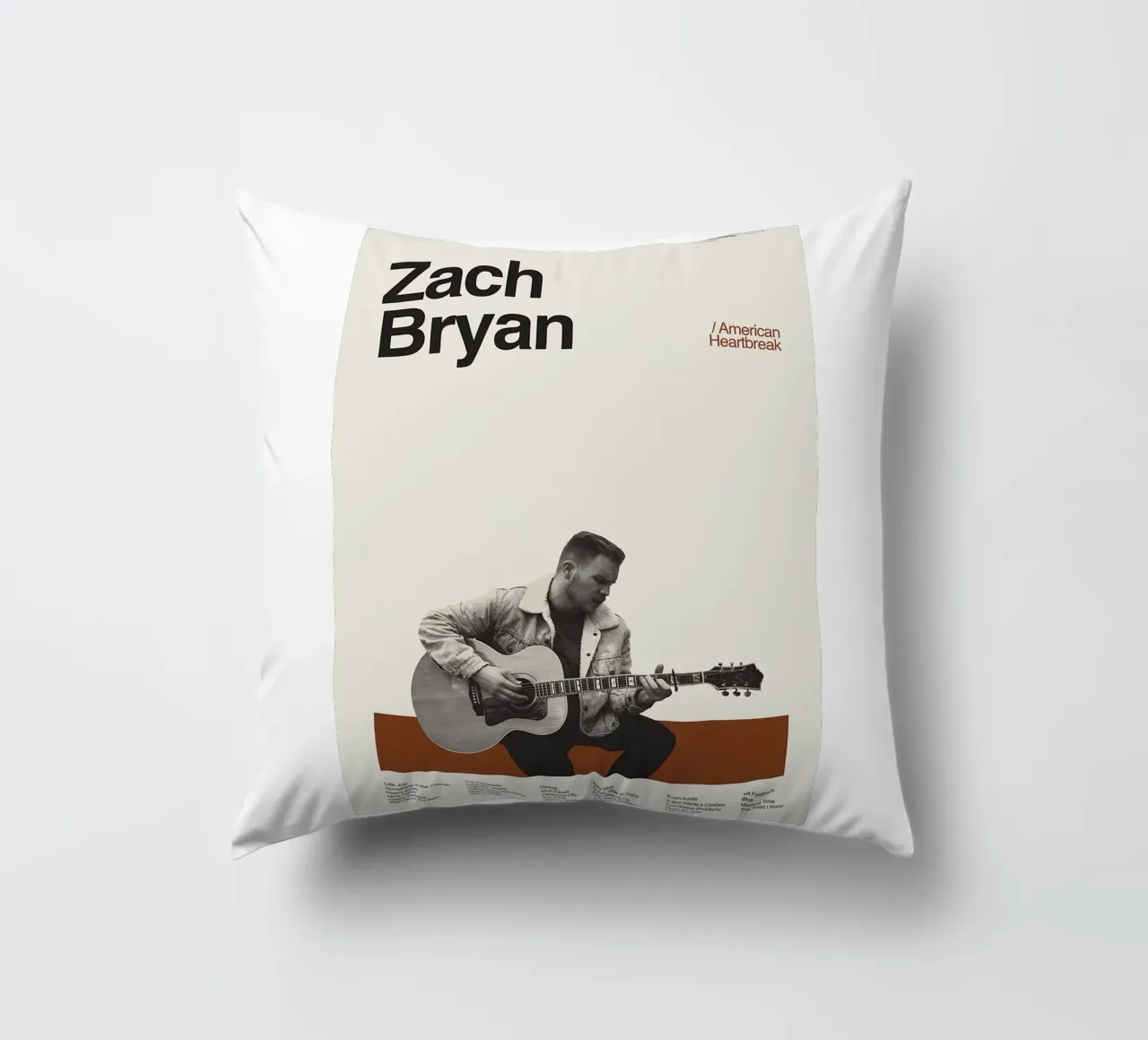 Zach Bryan cuscino da fayzelkodok