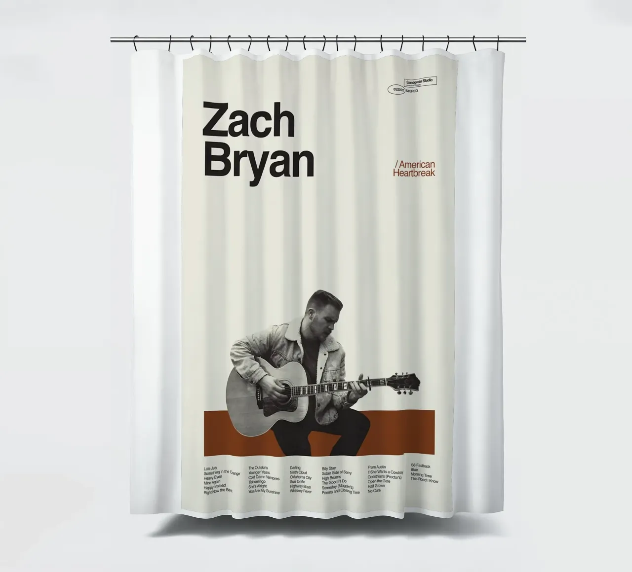 Zach Bryan tenda da doccia da fayzelkodok