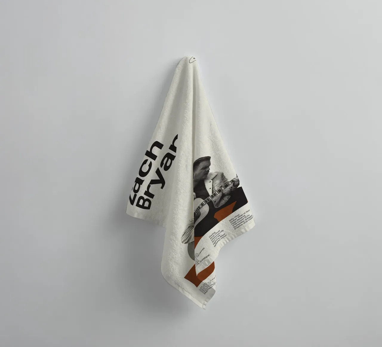 Zach Bryan badhanddoek van fayzelkodok